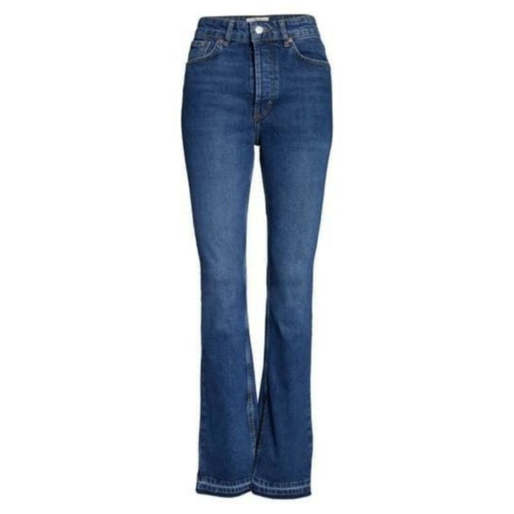 Free People Emmy high waist with split hem jeans